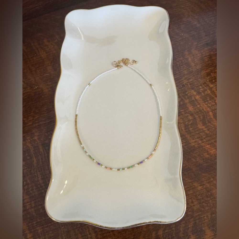 Erin McDermott- Coastal Whisper Tiny Beaded Choker Necklace